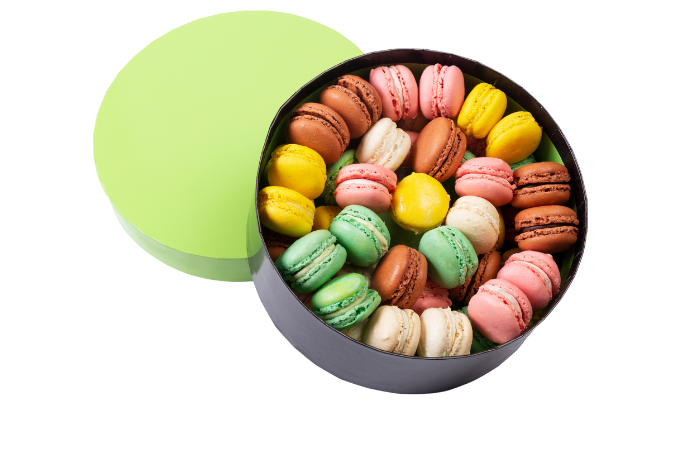 La Boite de macarons «maisons»